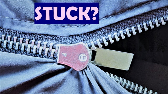 Where Zippers May Get Stuck In Clothes
